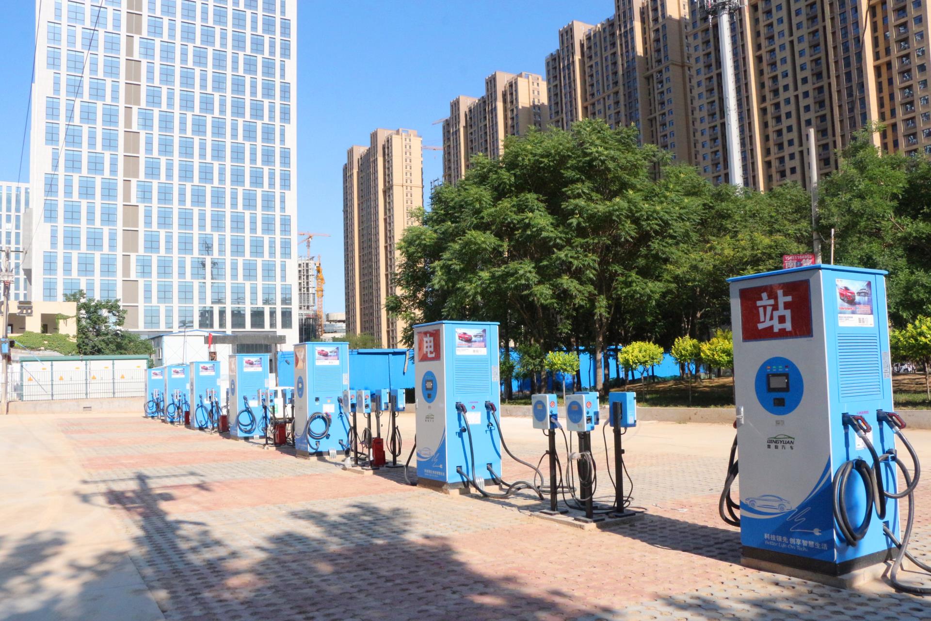 J9集团国际电气石家庄南焦客运汽车充电站项目